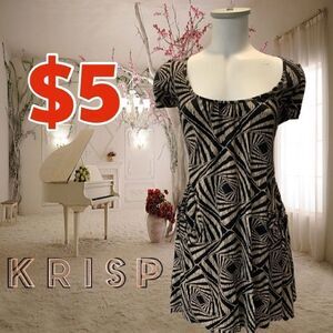 $5 ADD ON ITEM KRISP fit&flair Dress w/front pockets sz 10